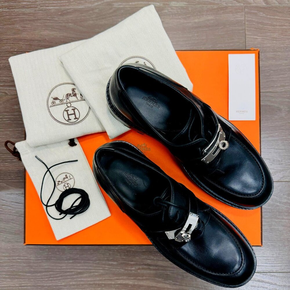 HERMES FIRST CALFSKIN MENS DERBY